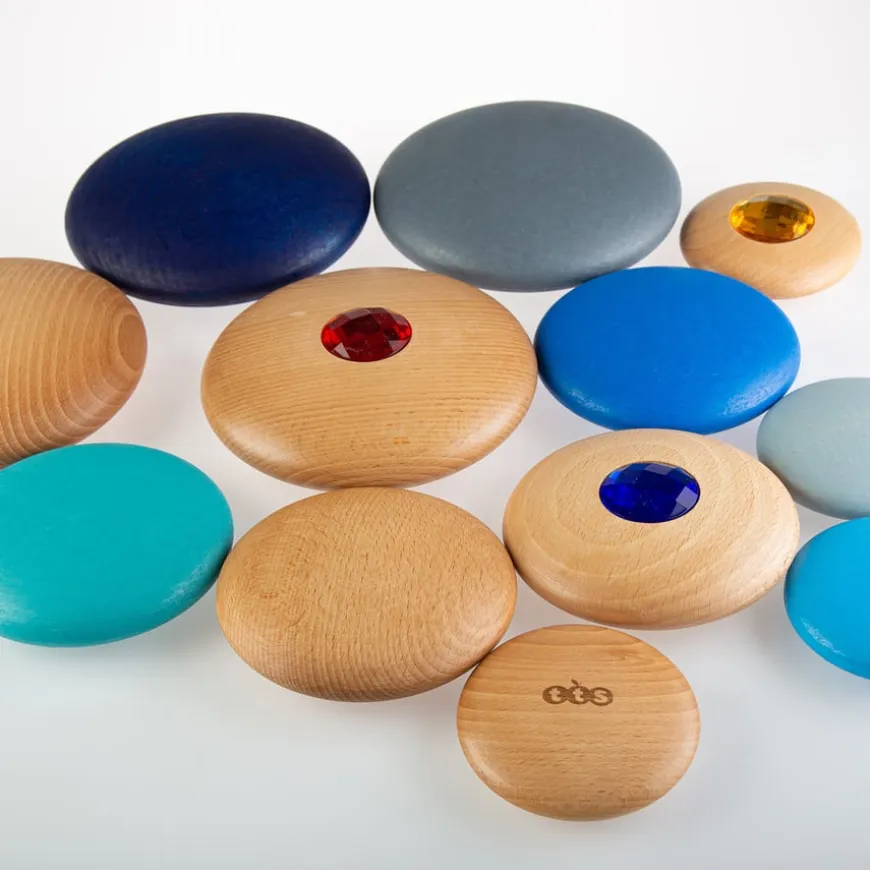 TTS Pebble Collection Wooden Pebbles 12pk