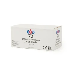 TTS Premium Hexagonal Jumbo Graphite HB Pencils 72pk
