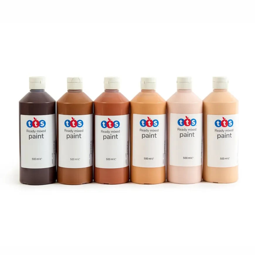 TTS Ready Mix Paint Skin Tones 500ml 6pk