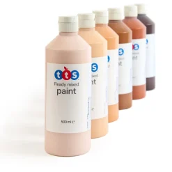 TTS Ready Mix Paint Skin Tones 500ml 6pk