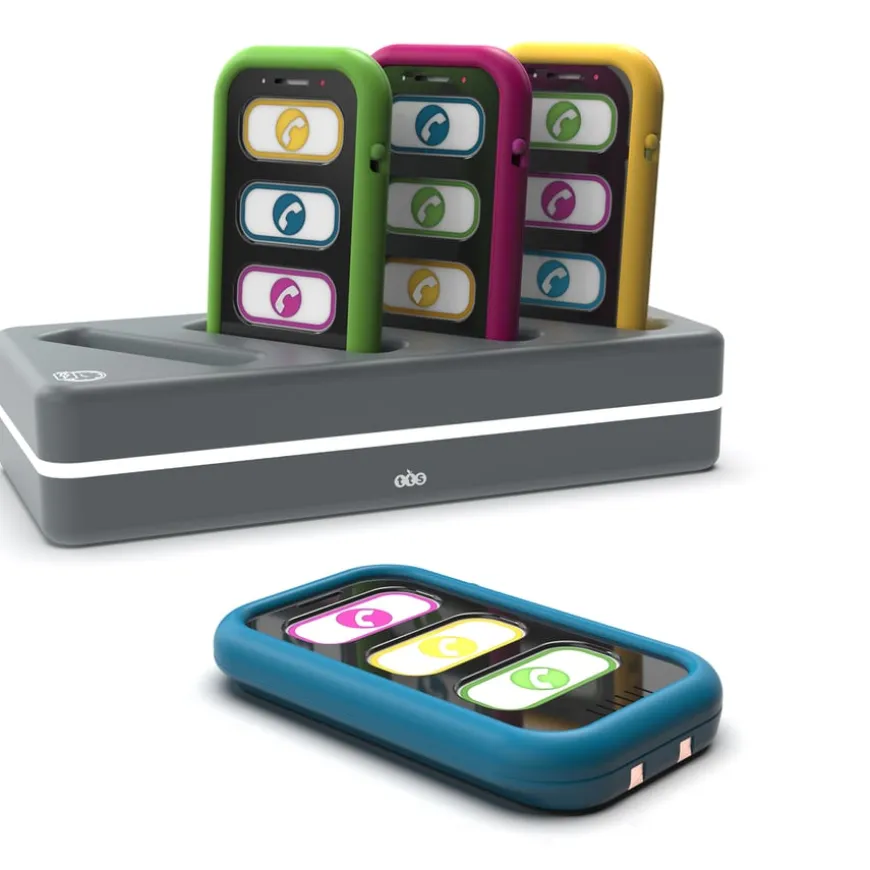 TTS Rechargeable Mini Mobile Phones 4pk