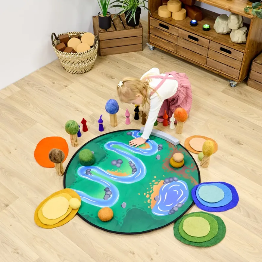 TTS Recordable Small World Environment Scape Play Mat Bundle