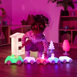 TTS Remote Control Light Up Vehicle & Wagons Bundle