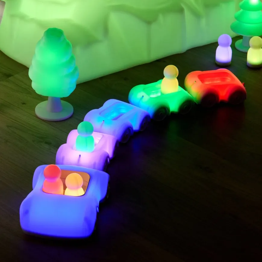 TTS Remote Control Light Up Vehicle, Wagons & People Bundle