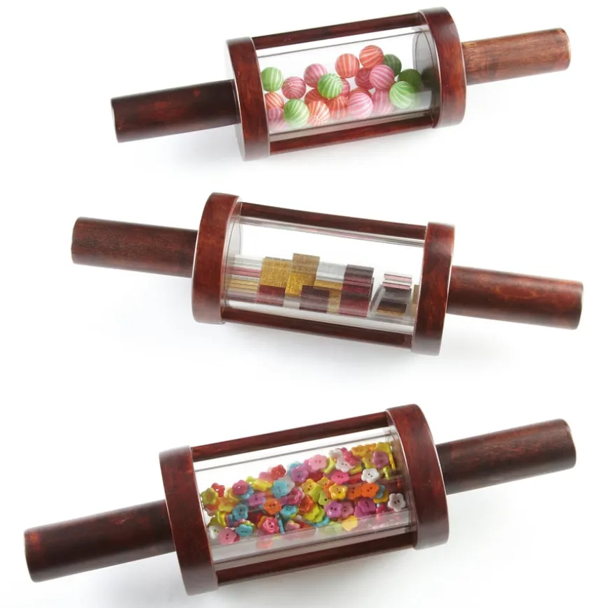 TTS Rolling & Shaking Wooden Treasure Cylinders