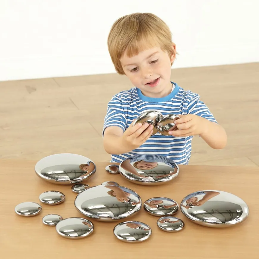 TTS Sensory Mirrored Stacking Pebbles