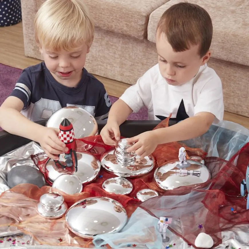 TTS Sensory Mirrored Stacking Pebbles
