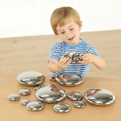 TTS Sensory Mirrored Stacking Pebbles