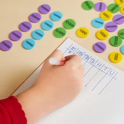 TTS Singapore Colours Place Value Counters Expansion 1750pk