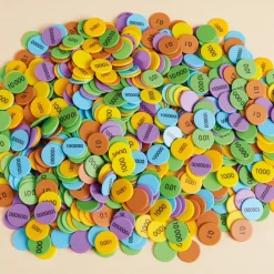 TTS Singapore Colours Place Value Counters Expansion 1750pk