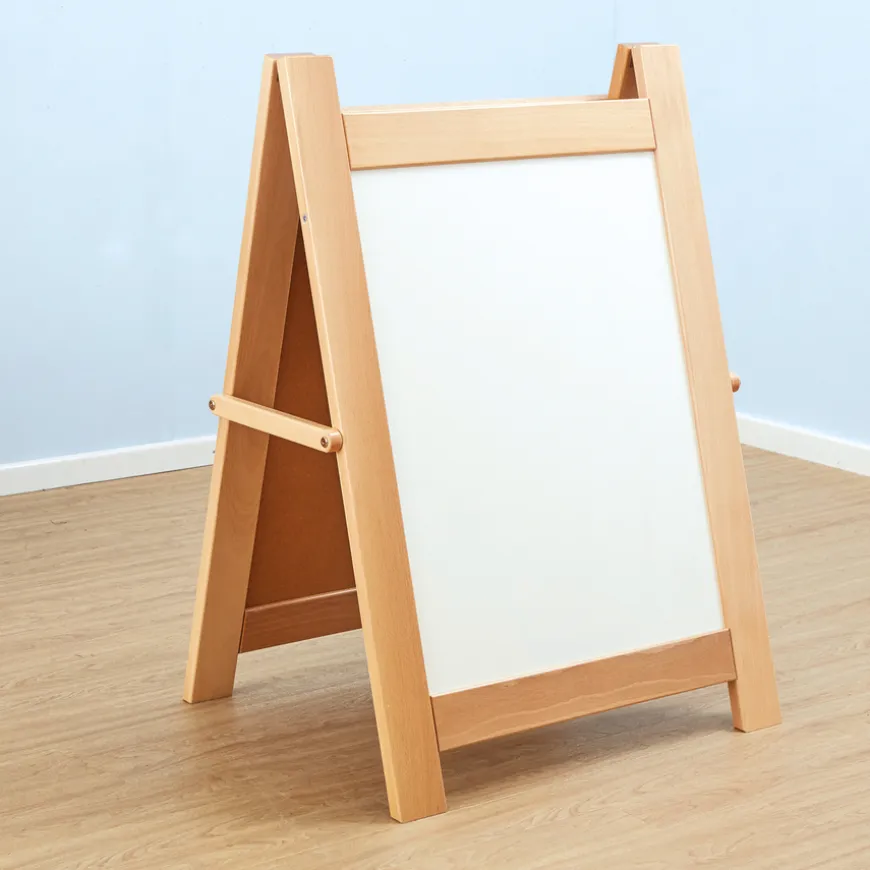 TTS Single Toddler Wooden Dual Sided Easel