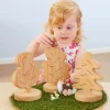 TTS Small World Chunky Wooden Trees 3pcs