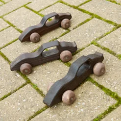 TTS Small World Outdoor Wooden Racing Cars 10pk