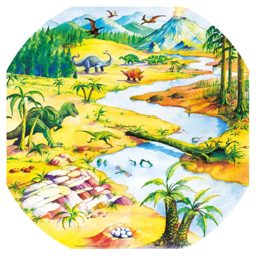 TTS Small World Prehistoric Dinosaur Tuff Tray Mat