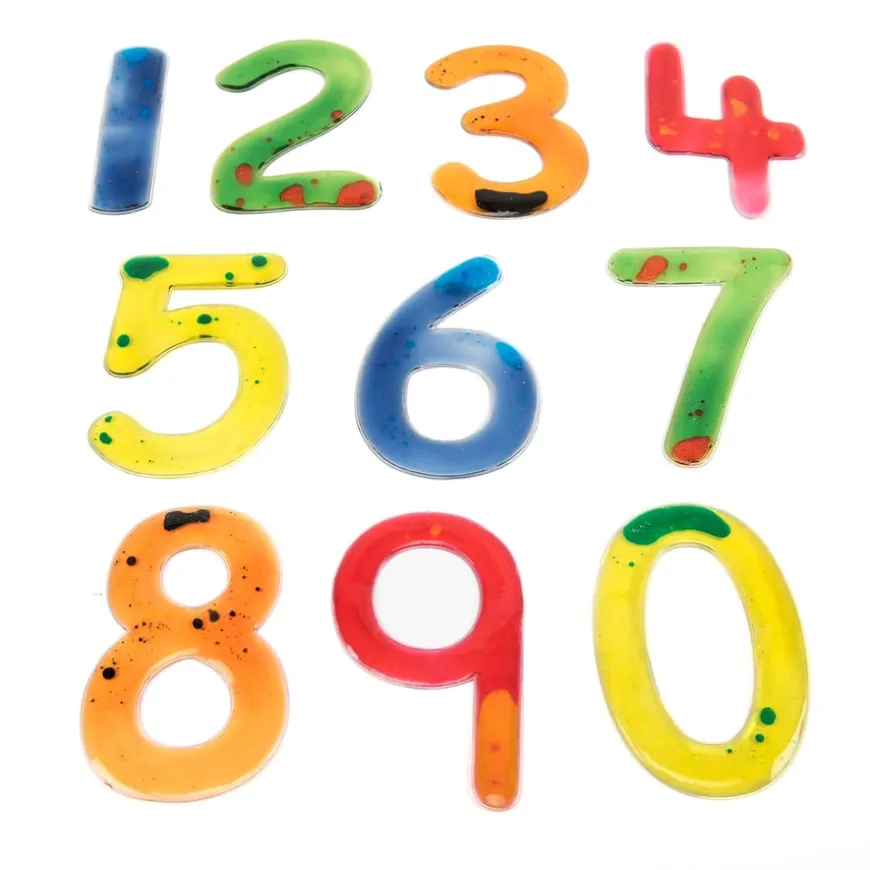 TTS Squidgy Sparkles Numbers Set 0-9