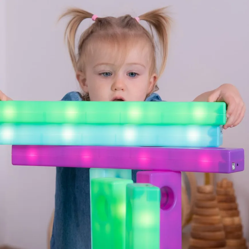 TTS Stack and Build Glow Blocks 9pk
