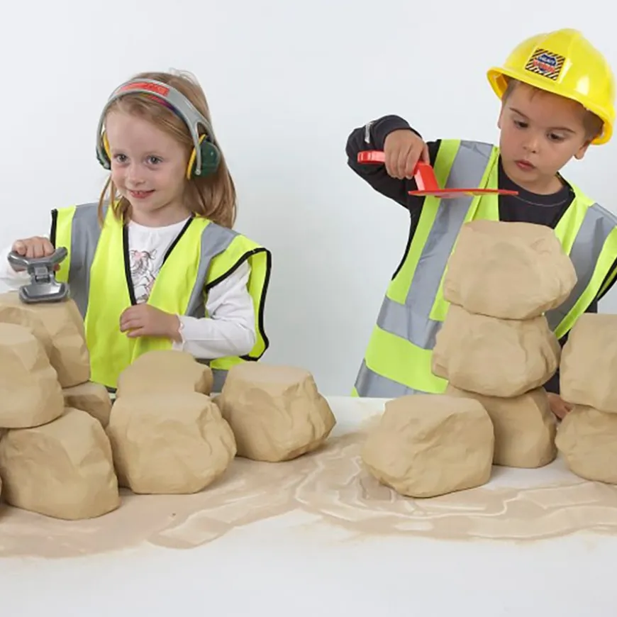 TTS Stone Wall Foam Boulder Brick Blocks