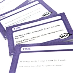 TTS Time Problem Solving Cards 100pcs