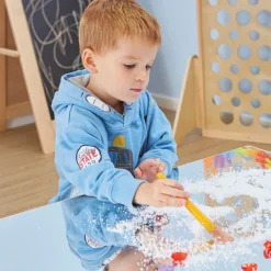 TTS Toddler Mirror Activity Table With Shelves