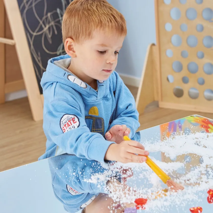 TTS Toddler Mirror Activity Table With Shelves