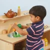 TTS Toddler Wooden Role Play Kitchen Unit H79cm