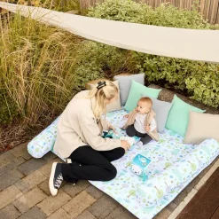 TTS Tonal Woodland Indoor Outdoor Mat, Cushions & Canopy