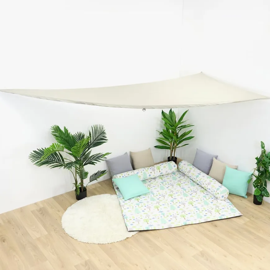 TTS Tonal Woodland Indoor Outdoor Mat, Cushions & Canopy