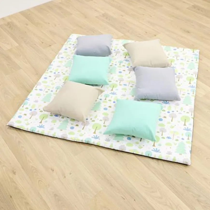 TTS Tonal Woodland Indoor Outdoor Mat, Cushions & Canopy