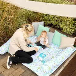 TTS Tonal Woodland Indoor Outdoor Mat, Cushions & Canopy