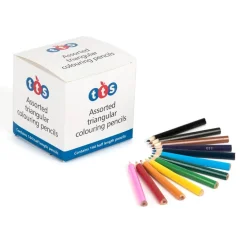 TTS Triangular Colouring Pencils 144pk