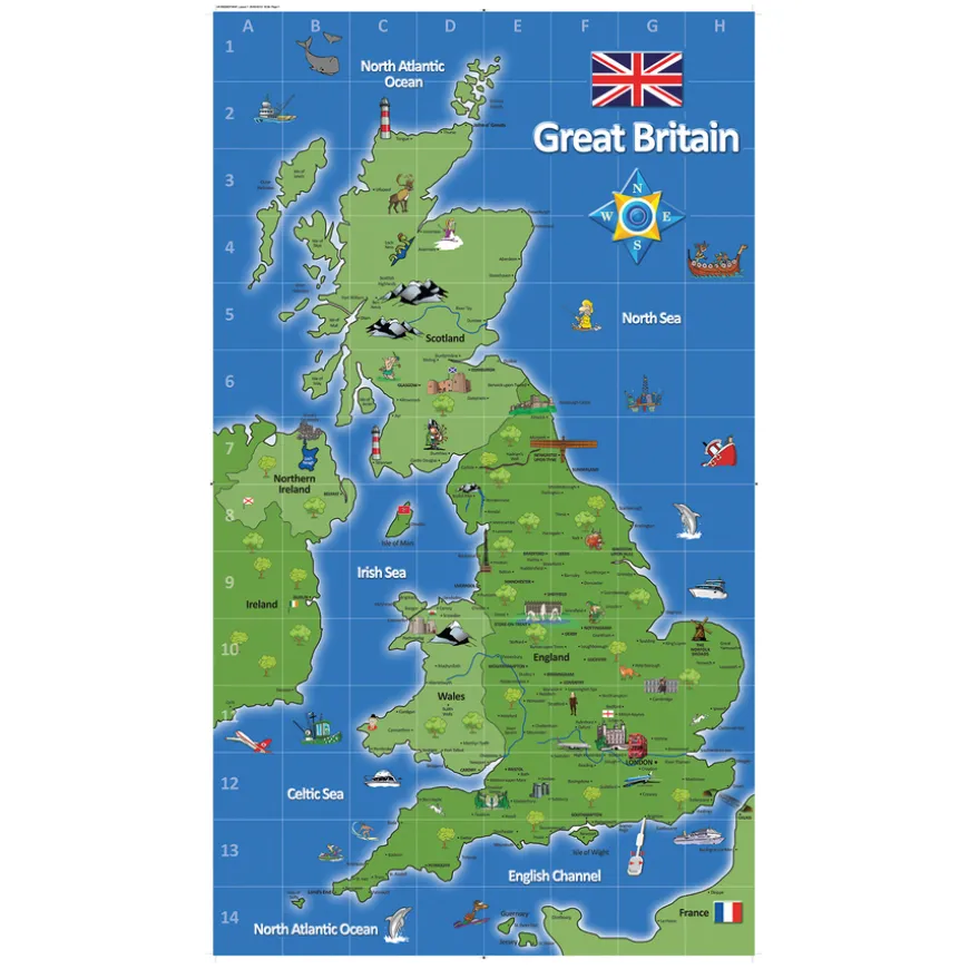 TTS UK Deskmat A2 6pk