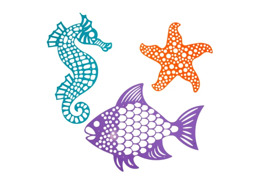 TTS Under the Sea Giant Weaving Frames 3pk