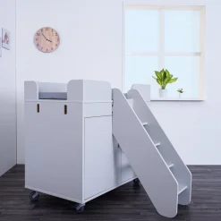 TTS Walk Up Changing Unit Pale Grey & Antibac Mat