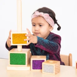 TTS Wooden Glitter Stacker Tower