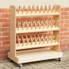 TTS Wooden Outdoor Wellie Rack