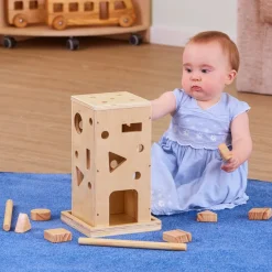 TTS Wooden Posting Activity Tower