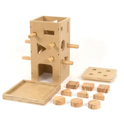 TTS Wooden Posting Activity Tower