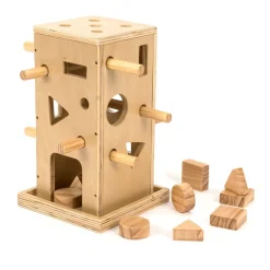 TTS Wooden Posting Activity Tower