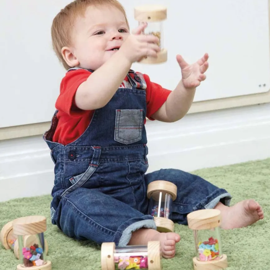 TTS Wooden Shake & Rattle Rollers