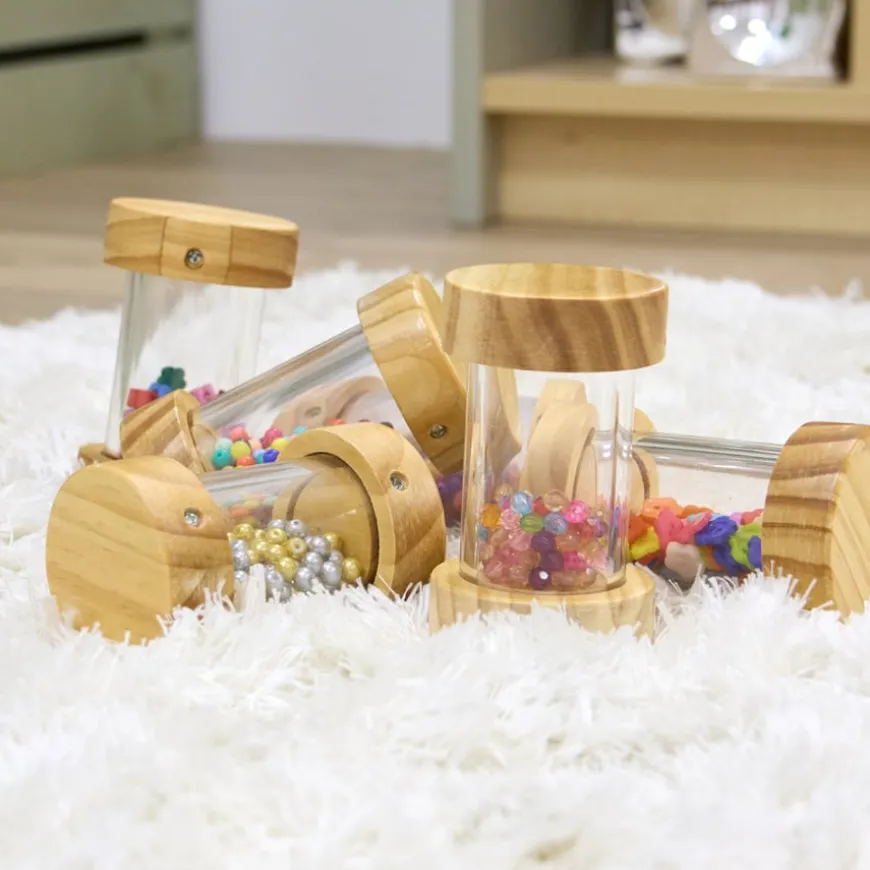 TTS Wooden Shake & Rattle Rollers