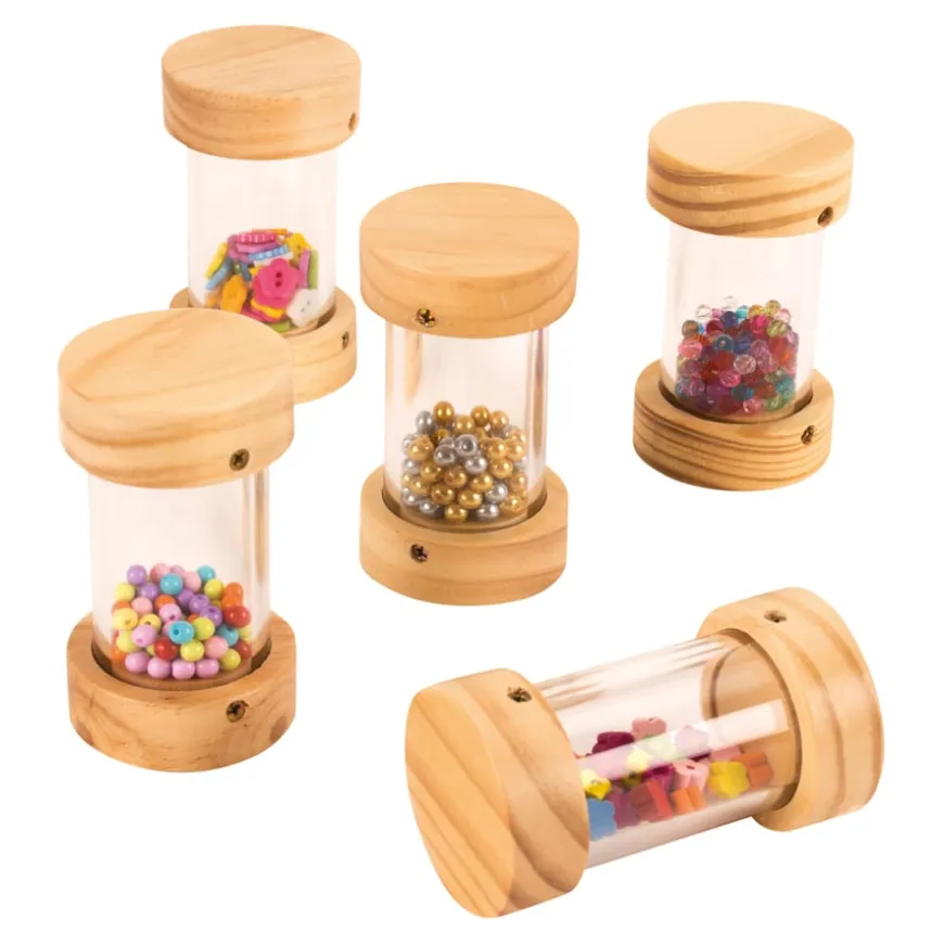 TTS Wooden Shake & Rattle Rollers