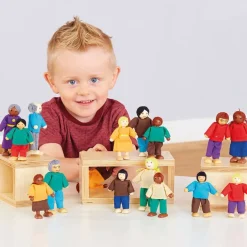 TTS Wooden Small World Diversity Family Figures