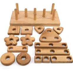 TTS Wooden Stack & Build Block 15pk