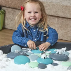 TTS Wooden Stacking Pastel Pebbles