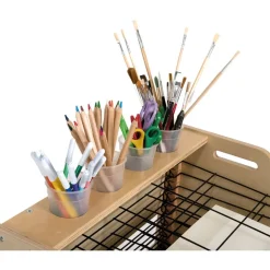 TTS Wooden Table Top Drying Rack 14 Shelves