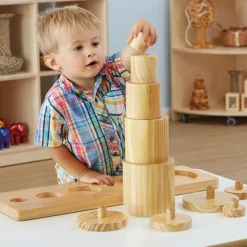 TTS Wooden Toddler Sorting Pots
