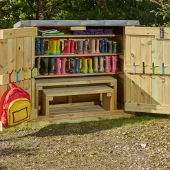 TTS Wooden Wellie Store & Benches