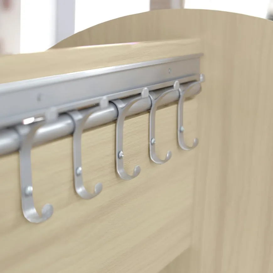 Tuf2 Classroom Cloakroom Trolley Maple