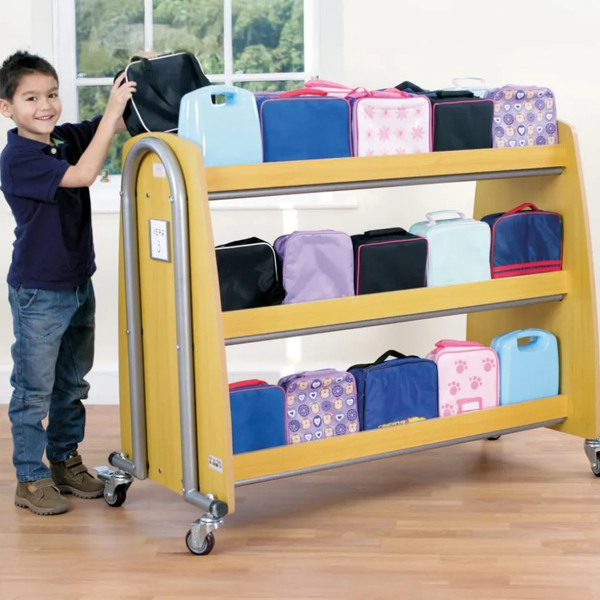 Tuf2 Lunchbox Trolleys H1160mm x W1215mm x D740mm