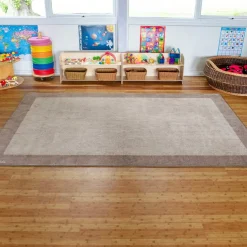 Two Tone Border Rectangular Carpet